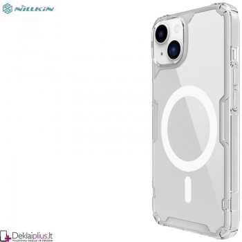 Nillkin nature pro magsafe dėklas - permatomas (Apple Iphone 15 Plus)